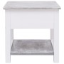 Mesa auxiliar madera de Paulownia gris 40x40x40 cm de vidaXL, Mesas auxiliares - Ref: Foro24-284066, Precio: 39,69 €, Descuen...