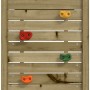 Parque infantil de madera pino impregnada 53x46,5x169 cm