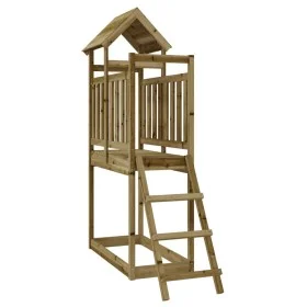 Outdoor playground impregnated pine wood 53x110x214 cm by , Swings and play structures - Ref: Foro24-826537, Price: 220,41 €,...