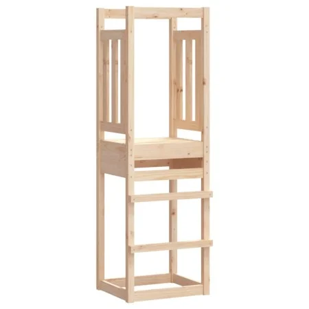 Torre de juegos madera maciza pino 53x46,5x169 cm by , Swings and play structures - Ref: Foro24-826577, Price: 90,00 €, Disco...