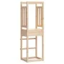Torre de juegos madera maciza pino 53x46,5x169 cm by , Swings and play structures - Ref: Foro24-826577, Price: 90,00 €, Disco...