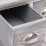 Mesa auxiliar madera de Paulownia gris 40x40x40 cm de vidaXL, Mesas auxiliares - Ref: Foro24-284066, Precio: 39,69 €, Descuen...
