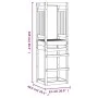 Torre de juegos madera maciza pino 53x46,5x169 cm by , Swings and play structures - Ref: Foro24-826577, Price: 90,00 €, Disco...