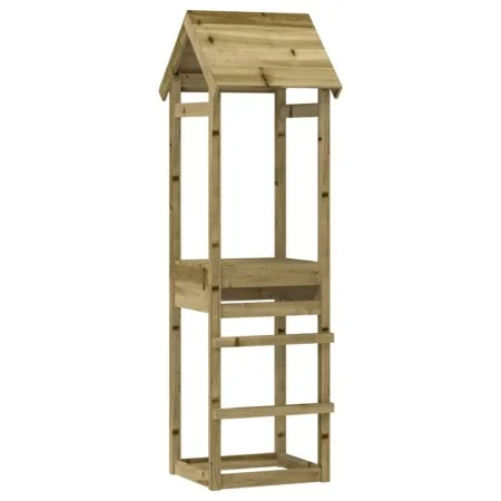 Impregnated pine wood play tower 53x46.5x194 cm by , Swings and play structures - Ref: Foro24-826528, Price: 108,15 €, Discou...