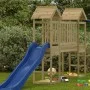 Impregnated pine wood play tower 53x46.5x194 cm by , Swings and play structures - Ref: Foro24-826528, Price: 108,15 €, Discou...