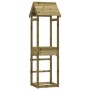 Impregnated pine wood play tower 53x46.5x194 cm by , Swings and play structures - Ref: Foro24-826528, Price: 118,36 €, Discou...