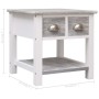 Mesa auxiliar madera de Paulownia gris 40x40x40 cm de vidaXL, Mesas auxiliares - Ref: Foro24-284066, Precio: 39,69 €, Descuen...