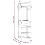 Impregnated pine wood play tower 53x46.5x194 cm by , Swings and play structures - Ref: Foro24-826528, Price: 108,15 €, Discou...