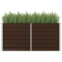 Brown galvanized steel growing table 160x80x77 cm by vidaXL, Pots and planters - Ref: Foro24-45709, Price: 66,74 €, Discount: %