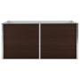 Brown galvanized steel growing table 160x80x77 cm by vidaXL, Pots and planters - Ref: Foro24-45709, Price: 66,74 €, Discount: %