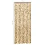 Beige and brown chenille mosquito net curtain 56x185 cm by , Mosquito nets for windows - Ref: Foro24-325448, Price: 36,41 €, ...