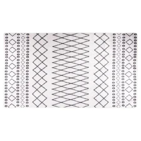 Black and white non-slip washable rug 190x300 cm by , Rugs - Ref: Foro24-337974, Price: 100,07 €, Discount: %