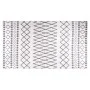 Black and white non-slip washable rug 190x300 cm by , Rugs - Ref: Foro24-337974, Price: 100,07 €, Discount: %