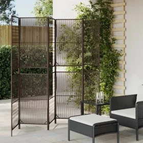 Sechsteiliger Paravent aus braunem synthetischem Rattan. von , Raumteiler - Ref: Foro24-365385, Preis: 159,01 €, Rabatt: %