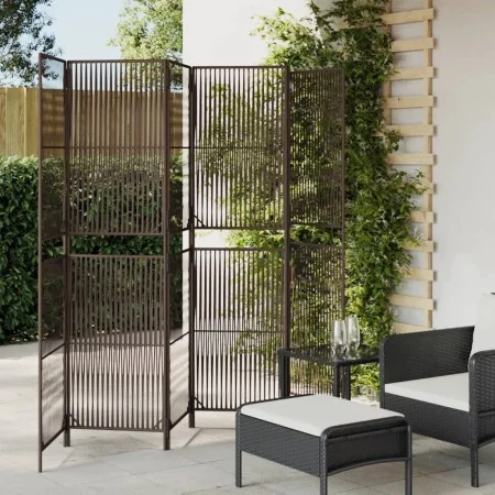 Sechsteiliger Paravent aus braunem synthetischem Rattan. von , Raumteiler - Ref: Foro24-365385, Preis: 159,01 €, Rabatt: %