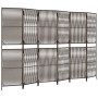 Biombo de 6 paneles ratán sintético marrón by , Room dividers - Ref: Foro24-365385, Price: 153,32 €, Discount: %