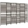 Sechsteiliger Paravent aus braunem synthetischem Rattan. von , Raumteiler - Ref: Foro24-365385, Preis: 159,01 €, Rabatt: %