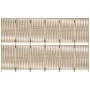 Biombo de 6 paneles ratán sintético beige by , Room dividers - Ref: Foro24-365387, Price: 158,46 €, Discount: %