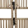 Biombo de 6 paneles ratán sintético beige by , Room dividers - Ref: Foro24-365387, Price: 158,46 €, Discount: %