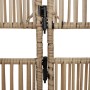Biombo de 6 paneles ratán sintético beige by , Room dividers - Ref: Foro24-365387, Price: 152,97 €, Discount: %