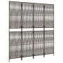 Biombo de 4 paneles ratán sintético marrón de , Divisores de ambientes - Ref: Foro24-365393, Precio: 119,80 €, Descuento: %