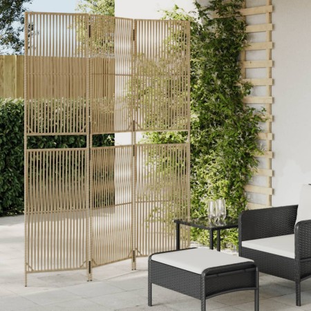 3-teiliger beigefarbener Sichtschutz aus synthetischem Rattan von , Raumteiler - Ref: Foro24-365391, Preis: 88,23 €, Rabatt: %