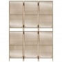3-teiliger beigefarbener Sichtschutz aus synthetischem Rattan von , Raumteiler - Ref: Foro24-365391, Preis: 88,23 €, Rabatt: %