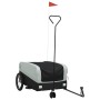 Fahrradanhänger aus schwarzem und grauem Eisen, 45 kg. von , Fahrradanhänger - Ref: Foro24-94070, Preis: 96,57 €, Rabatt: %