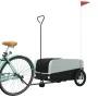 Fahrradanhänger aus schwarzem und grauem Eisen, 45 kg. von , Fahrradanhänger - Ref: Foro24-94070, Preis: 95,05 €, Rabatt: %