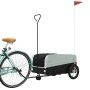 Fahrradanhänger aus schwarzem und grauem Eisen, 45 kg. von , Fahrradanhänger - Ref: Foro24-94070, Preis: 96,57 €, Rabatt: %