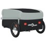 Fahrradanhänger aus schwarzem und grauem Eisen, 45 kg. von , Fahrradanhänger - Ref: Foro24-94070, Preis: 96,57 €, Rabatt: %
