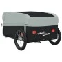 Remolque para bicicleta hierro negro y gris 45 kg de , Remolques para bicicletas - Ref: Foro24-94070, Precio: 95,05 €, Descue...