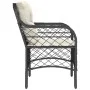 Gartensofas mit Kissen, 2 Stück, aus schwarzem Kunststoff-Rattan. von , Gartenstühle - Ref: Foro24-365152, Preis: 198,82 €, R...