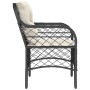 Sillones de jardín con cojines 2 uds ratán sintético negro by , Garden chairs - Ref: Foro24-365152, Price: 168,53 €, Discount: %