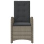 Zwei Garten-Liegestühle und Kissen aus grauem Kunststoff-Rattan. von , Gartenstühle - Ref: Foro24-365171, Preis: 211,76 €, Ra...