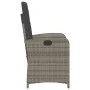 Sillones reclinable jardín y cojines 2 uds ratán sintético gris de , Sillas de jardín - Ref: Foro24-365171, Precio: 246,85 €,...