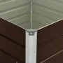 Brauner Anzuchttisch aus verzinktem Stahl, 100 x 100 x 77 cm von vidaXL, Töpfe und Pflanzgefäße - Ref: Foro24-45712, Preis: 6...