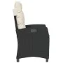 Sillones reclinable jardín cojines 2 uds ratán sintético negro de , Sillas de jardín - Ref: Foro24-365216, Precio: 239,11 €, ...