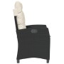 Sillones reclinable jardín cojines 2 uds ratán sintético negro by , Garden chairs - Ref: Foro24-365216, Price: 218,32 €, Disc...