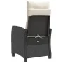Sillones reclinable jardín cojines 2 uds ratán sintético negro de , Sillas de jardín - Ref: Foro24-365216, Precio: 239,11 €, ...