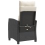 Sillones reclinable jardín cojines 2 uds ratán sintético negro by , Garden chairs - Ref: Foro24-365216, Price: 218,32 €, Disc...