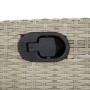 Verstellbarer Gartenliegestuhl mit hellgrauen PE-Rattan-Kissen. von , Gartenstühle - Ref: Foro24-365214, Preis: 128,45 €, Rab...