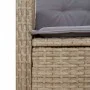 Sillones reclinables jardín y cojines beige mix 2 uds ratán PE by , Garden chairs - Ref: Foro24-365221, Price: 260,71 €, Disc...