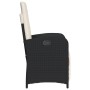 Gartenliegen mit Fußstützen, 2 Stück, aus schwarzem PE-Rattan. von , Gartenstühle - Ref: Foro24-365192, Preis: 276,53 €, Raba...