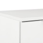 Glänzend weißes Spanplatten-Sideboard 71x35x80 cm von vidaXL, Sideboards - Ref: Foro24-283715, Preis: 128,09 €, Rabatt: %
