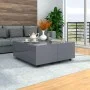 Glänzender grauer Couchtisch 100x100x35 cm von vidaXL, Couchtisch - Ref: Foro24-283726, Preis: 155,79 €, Rabatt: %