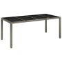 Set comedor jardín 9 pzas y cojines ratán sintético gris by , Garden sets - Ref: Foro24-3212035, Price: 922,55 €, Discount: %