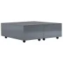 Glossy gray coffee table 100x100x35 cm by vidaXL, Coffee table - Ref: Foro24-283726, Price: 155,79 €, Discount: %