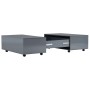 Glossy gray coffee table 100x100x35 cm by vidaXL, Coffee table - Ref: Foro24-283726, Price: 157,53 €, Discount: %