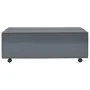 Glossy gray coffee table 100x100x35 cm by vidaXL, Coffee table - Ref: Foro24-283726, Price: 155,79 €, Discount: %